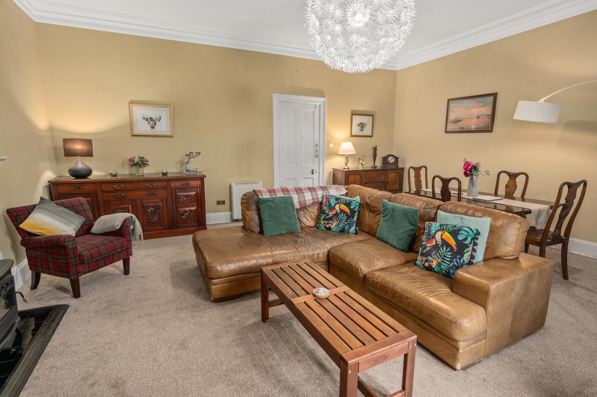 Panoramic Sea Views - Stunning 3Bd Apt & Balcony Oban Eksteriør billede